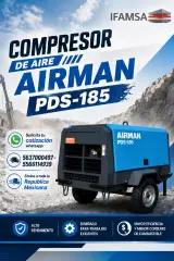 COMPRESOR DE AIRE AIRMAN PDS-185