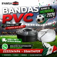 BANDAS PVC en toda la Republica Mexicana
