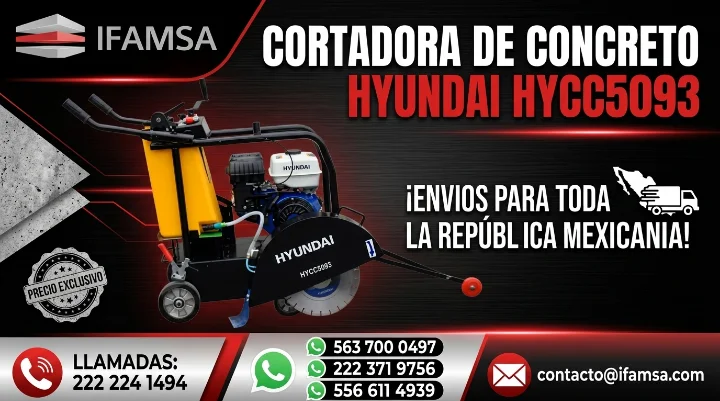 CORTADORA DE CONCRETO HYUNDAI HYCC5093