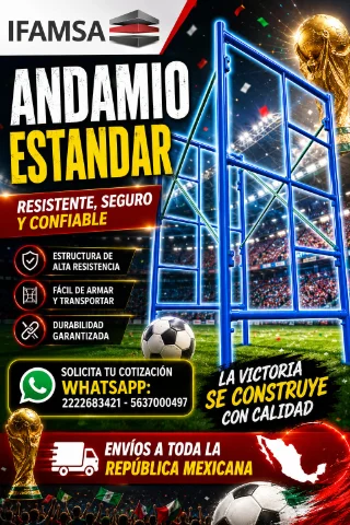 Venta o renta de Andamios