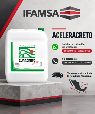 ACELERANTES PARA CONCRETO MORTERO Y ASFALTO