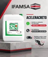 ACELERANTES PARA CONCRETO MORTERO Y ASFALTO