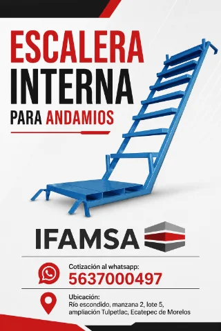 ESCALERA INTERNA PARA ANDAMIOS