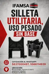 SILLETA UTILITARIA USO PESADO SIN BASE