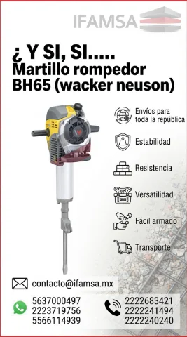 Martillo Rompedor BH65Wacker Neuson