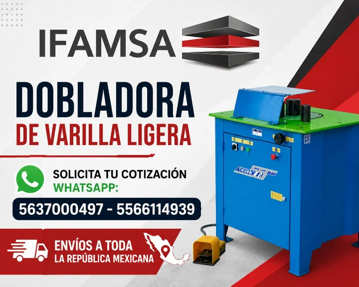 DOBLADORA DE VARILLA LIGERA