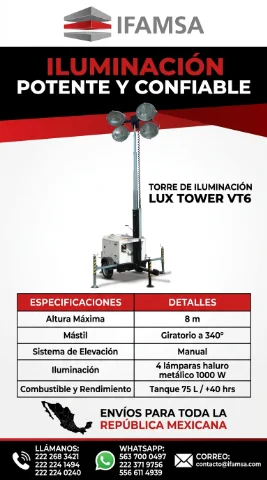 Torre de Iluminacion VT6 LUXTOWE