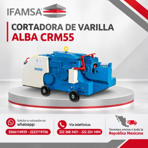 CORTADORA DE VARILLA ALBA CRM55