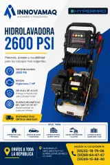 Hidrolavadora A Gasolina 2600 PSI Motor HypermaQ