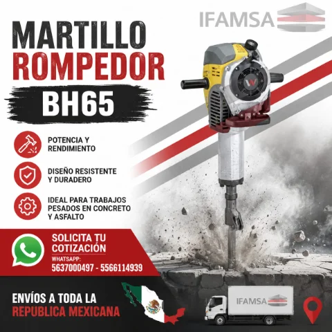 Martillo rompedor a gasolina Wacker Neuson BH65