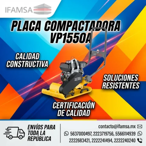 Placa Compactadora VPL1550A Wacker Neuson