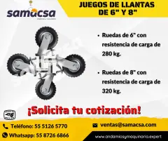 Llantas Industriales para Andamio alta Resistenci