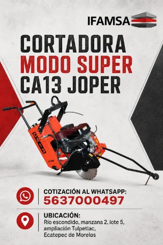 CORTADORA MODO SUPER CA13 JOPER