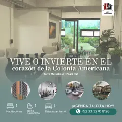 Depa en Col. Americana Torre Marsellesa. 76 Mts. - foto 2