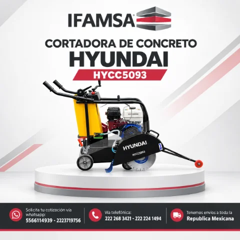 CORTADORA DE CONCRETO HYUNDAI HYCC5093