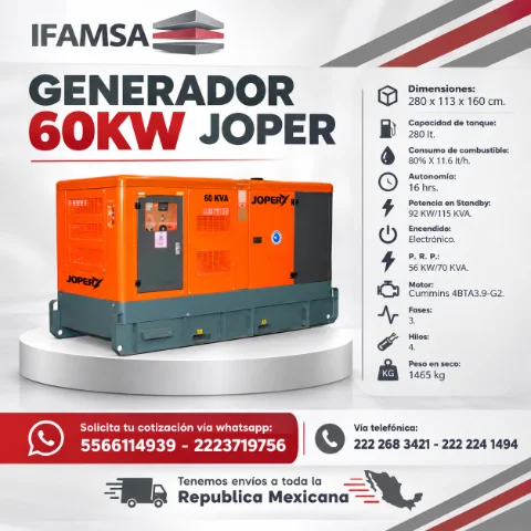 GENERADOR 60KW JOPER
