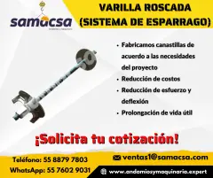 SISTEMA DE ESPARRAGOS PARA CIMBRA - SAMACSA