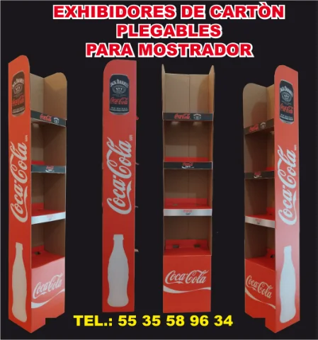 EXHIBIDORES PUBLICITARIOS DE CARTON Y COROPLAST