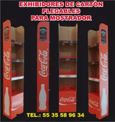 EXHIBIDORES PUBLICITARIOS DE CARTON Y COROPLAST