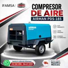 COMPRESOR DE AIRE AIRMAN PDS-185