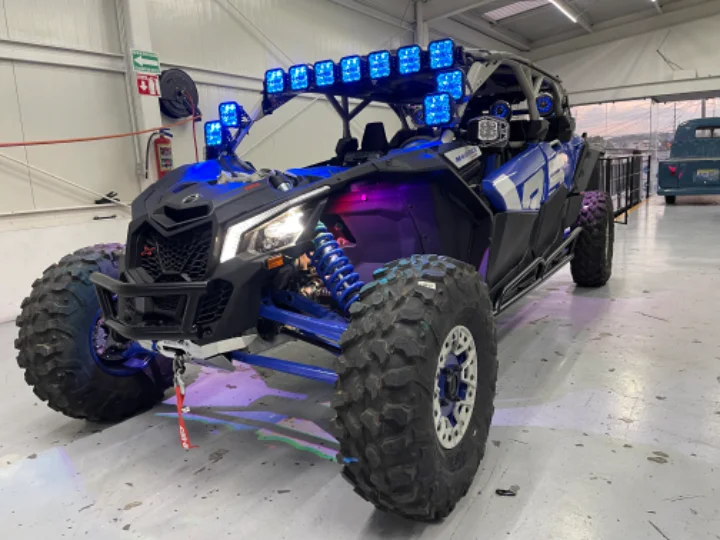 Audio marino iluminacion led accesorio rzr x3 utv