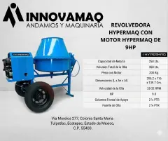 Revolvedora Hypermaq Motor 9HP - Excelente Estado