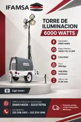 TORRE DE ILUMINACION 6000 WATTS