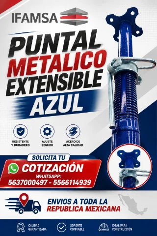 Metalico Extensible Azul