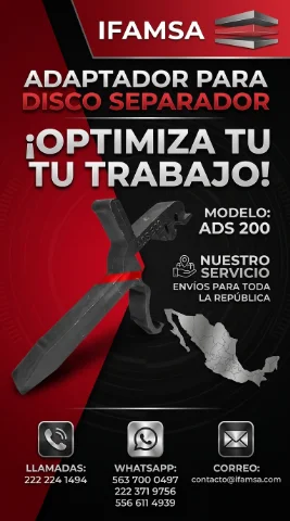 Adaptador para disco separador