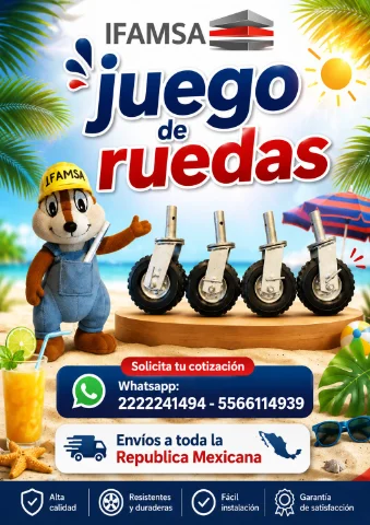 Juego de Ruedas RH-8 IFAMSA