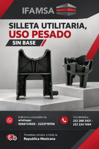 SILLETA UTILITARIA USO PESADO SIN BASE