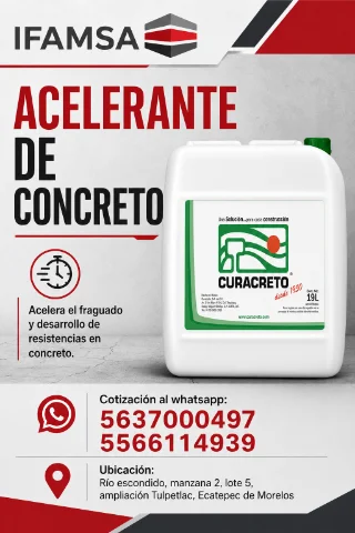 ACELERANTE DE FRAGUADO