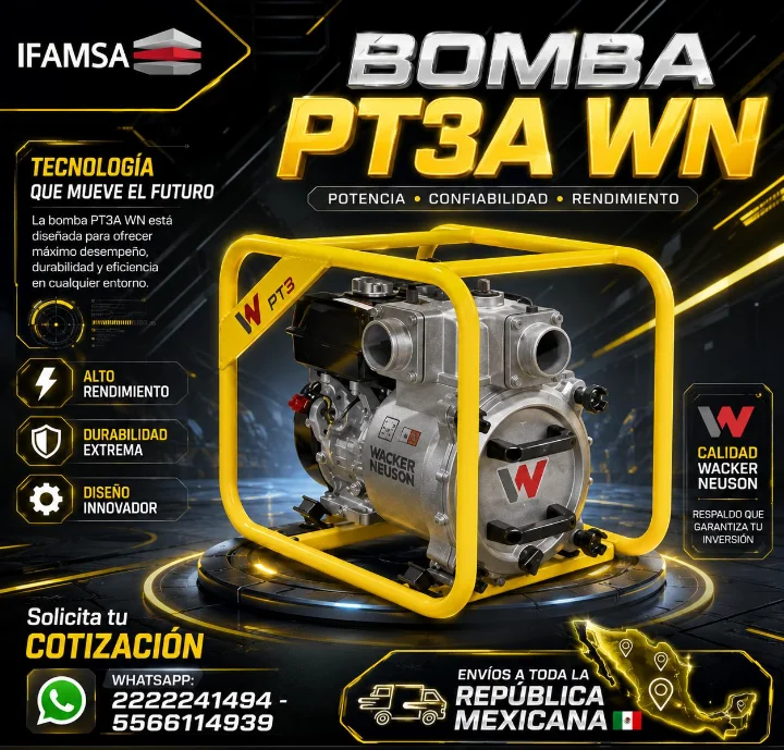 BOMBA WACKER NEUSON PT3A