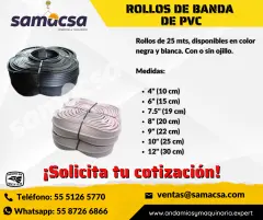 BANDA DE PVC PARA JUNTAS FRIAS SAMACSA