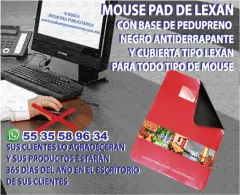 MOUSE PAD DE LEXAN PERSONALIZADOS A TODO COLOR