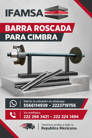 BARRA ROSCADA PARA CIMBRA BIFR-06