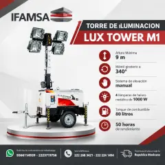 TORRE DE ILUMINACION LUX TOWER M1