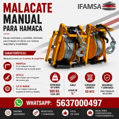 Malacate Manual Para Hamaca