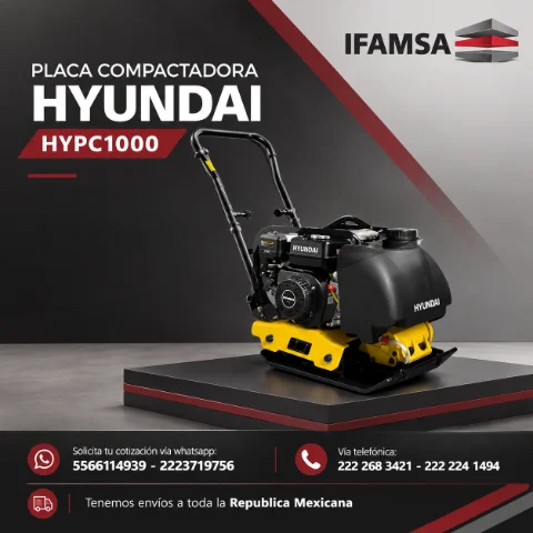 PLACA COMPACTADORA HYUNDAI HYPC1000
