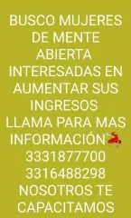 se solicitan mujeres