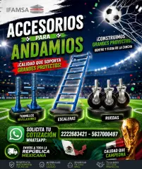 Complementos para cuerpos d andamio