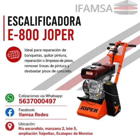 ESCALIFICADORA E800 JOPER