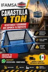 CANASTILLA 1 TON PARA MATERIAL