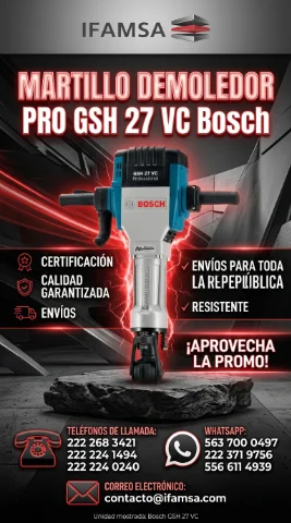 Martillo demoledor PRO GSH 27 VC Bosch