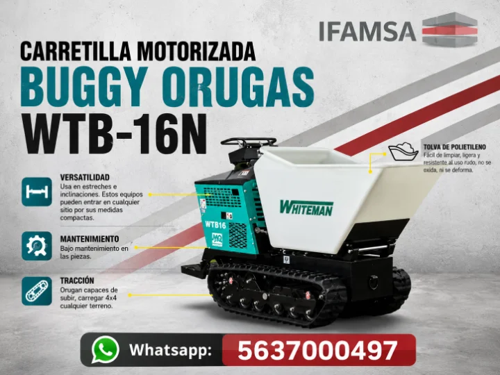Carretilla Motorizada Buggy Orugas