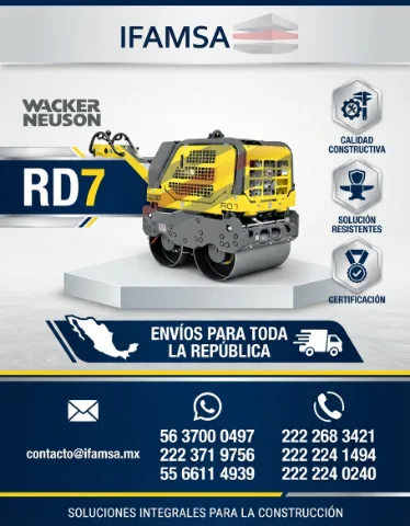 Rodillo Vibrador RD7 Wacker Neuson