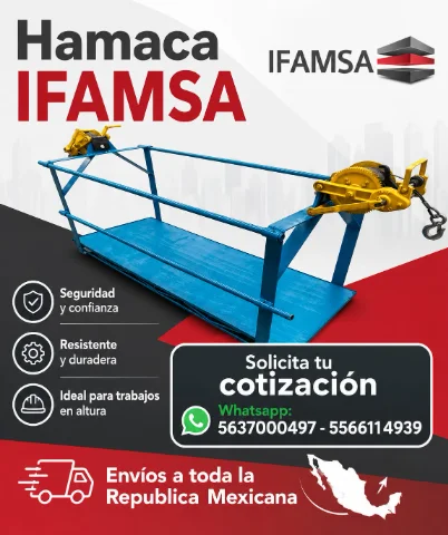 PLATAFORMA COLGANTE PARA TRABAJOS EN ALTURA