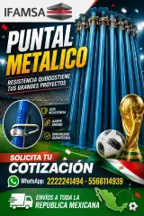 PUNTAL METALICO PARA CONSTRUCCION