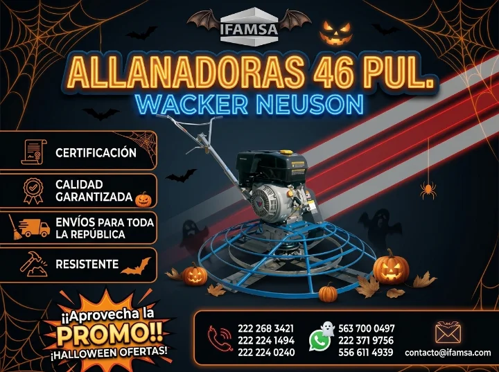 Allanadoras 46 pul. Wacker Neuson