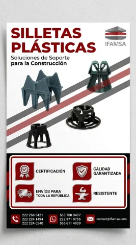 SILLETAS PLASTICAS PARA CIMBRA
